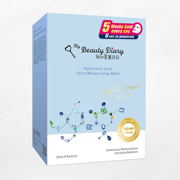 My Beauty Diary Hyaluronic Acid Moisturizing Mask 8s